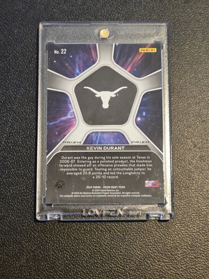 Kevin Durant Deep Space Prizms Silver card from Panini Prizm Draft Picks collection