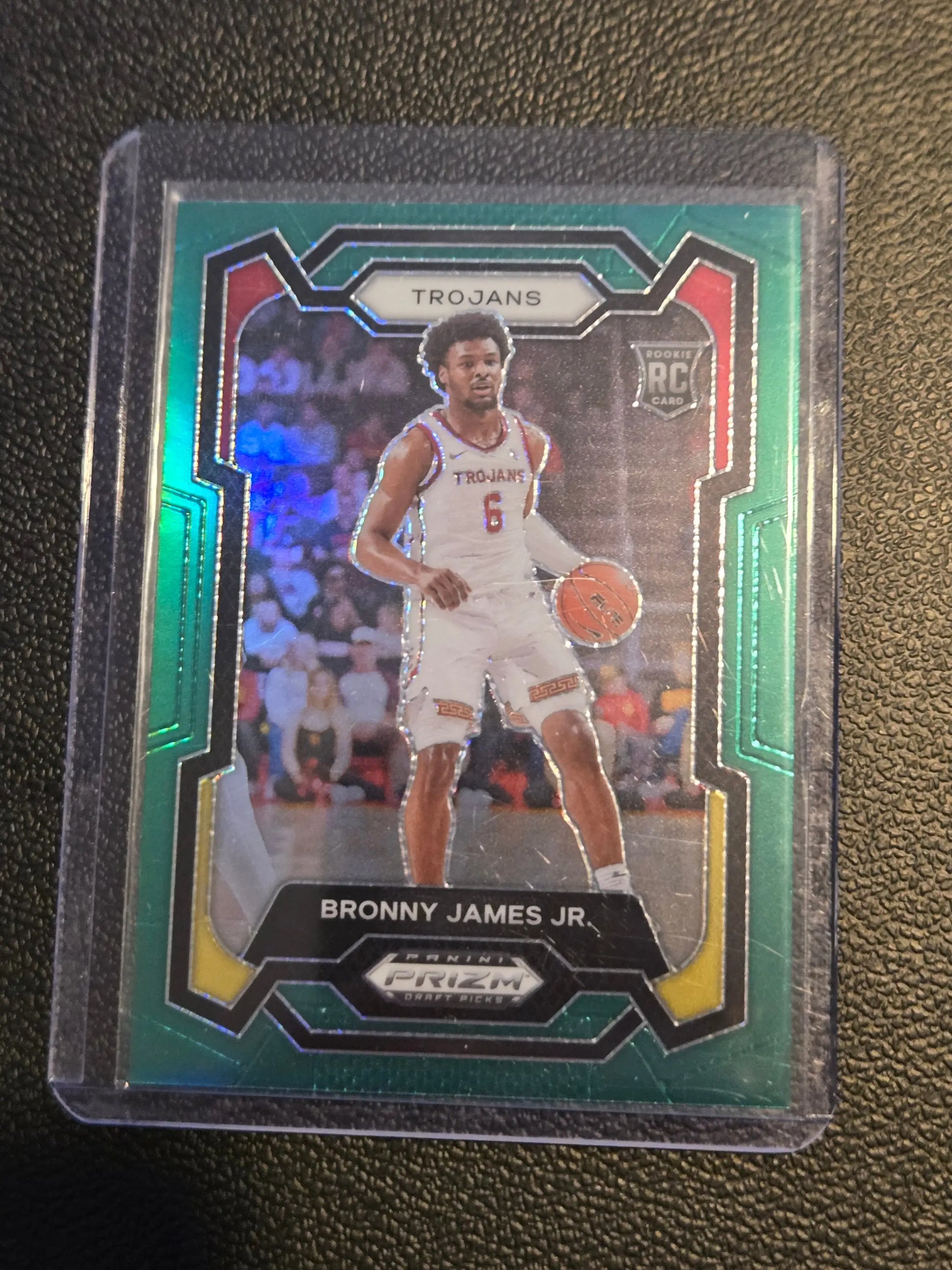 Bronny James basketball card from Panini Prizm Draft Picks 2024 Prizm Draft Picks