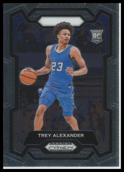 2024 Panini Prizm Draft Picks Trey Alexander #85 Rookie Basketball Card NCAA - Basketball Card