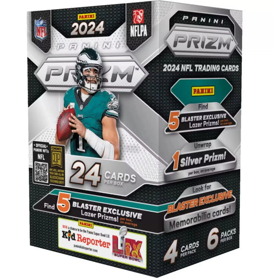 2024 Panini Prizm Football 6-Pack Blaster Box with Disco Prisms for Prizm Football fans