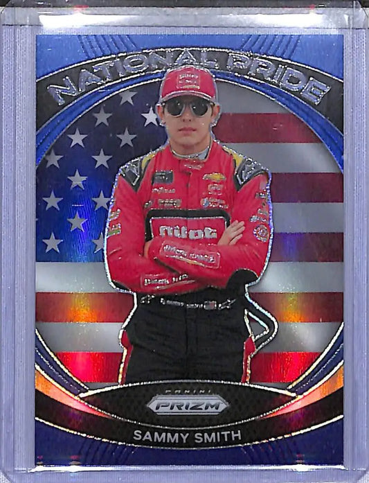 Sammy Smith Panini Prizm National Pride trading card blue #18 NM-MT 02/49