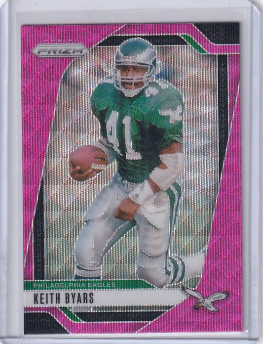 2024 Panini Prizm Pink Wave #239 Keith Byars - Philadelphia Eagles - Trading Card