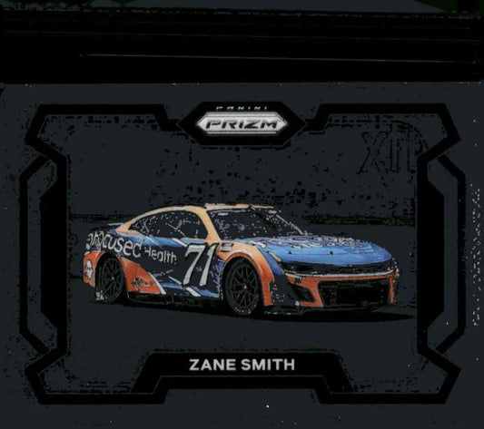 Zane Smith race car card featuring Focused Health and Spire Motorsports in 2024 Panini Prizm