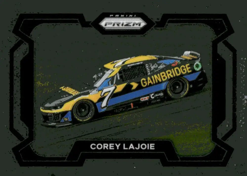 Corey LaJoie race car card 2024 Panini Prizm Rides Gainbridge Spire Motorsports