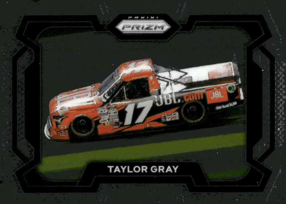 Taylor Gray racing truck card featuring JBL Tricon Garage and Tricon Garage Toyota