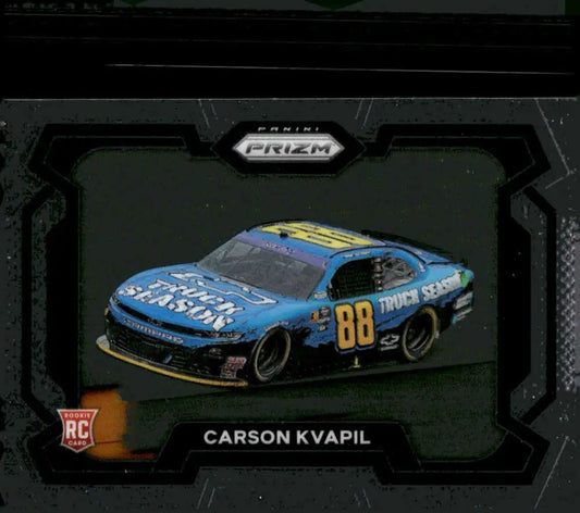 Carson Kvapil Chevy Truck Chevrolet Racing card from 2024 Panini Prizm Rides series