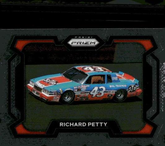 Richard Petty race car card from 2024 Panini Prizm Rides featuring STP Petty Enterprises