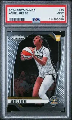 2024 Panini Prizm WNBA Angel Reese #10 Basketball PSA 9