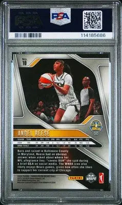 2024 Panini Prizm WNBA Angel Reese #10 Basketball PSA 9