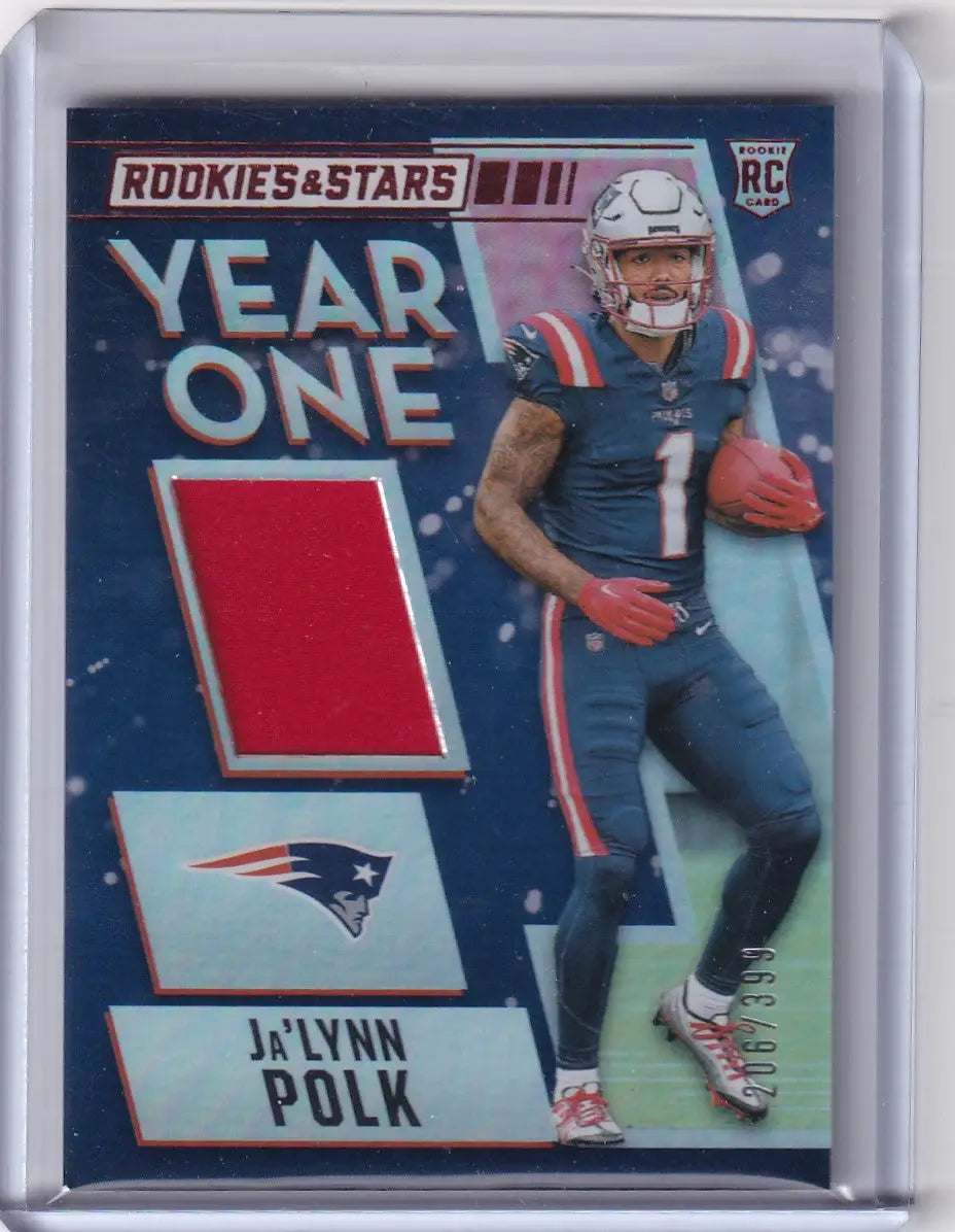 2024 Panini Rookie & Stars Relic 206/399 Ja’Lynn Polk - New England Patriots - Trading Cards