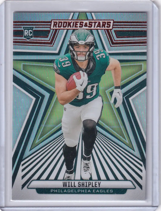 2024 Panini Rookies and Stars #198 Will Shipley RC - Philadelphia Eagles - Trading Card