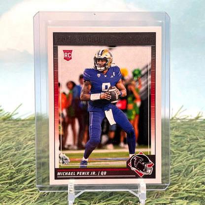Michael Penix Jr. rookie card from 2024 Panini Score for Atlanta Falcons fans