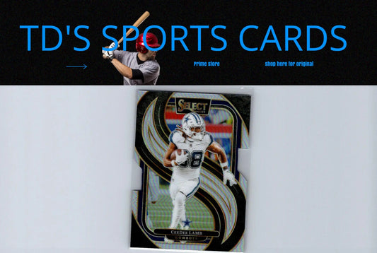 CeeDee Lamb football card from 2024 Panini Select collection