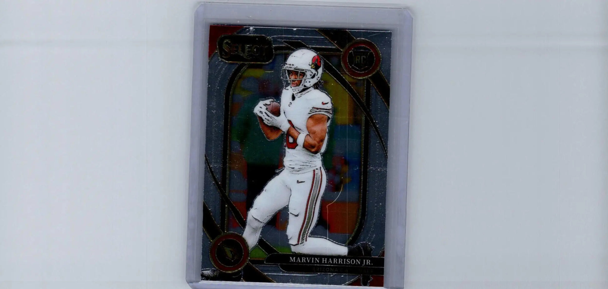 Football trading card featuring Marvin Harrison Jr. from 2024 Panini Select collection