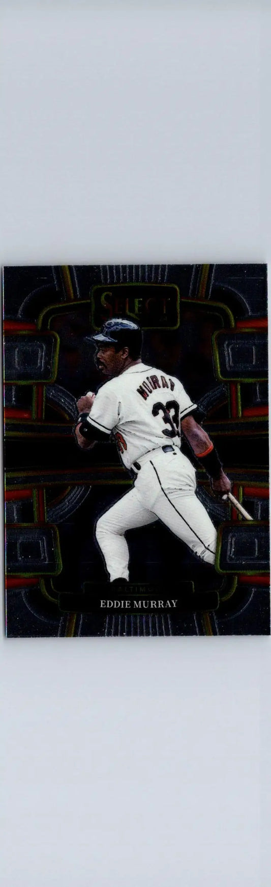 Eddie Murray baseball card from 2024 Panini Select series showcasing collectible sports card