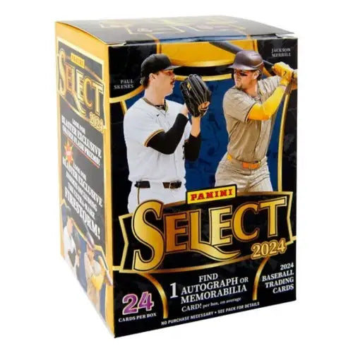 Box of 2024 Panini Select Baseball Trading Cards for collectors and fans