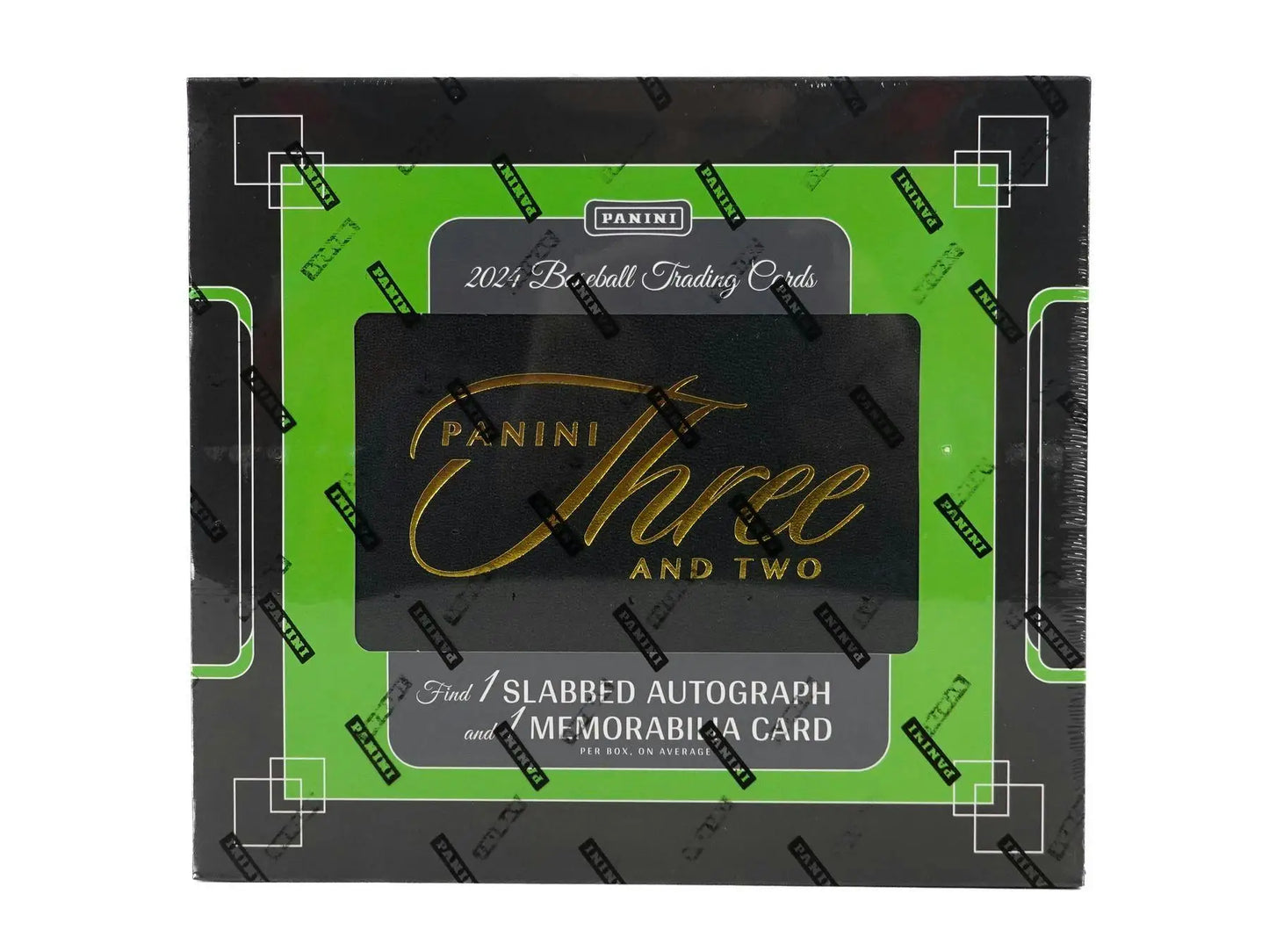 2024 Panini Three and Two Baseball Hobby Box with memorabilia card and inserts parallels