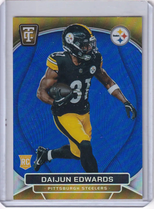 2024 Panini Totally Certified 102/149 #116 Daijun Edwards - Pittsburgh Steelers - Trading Card