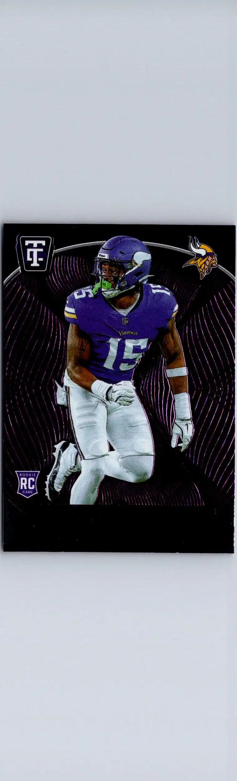 Football trading card of Dallas Turner from Panini Totally Certified Dallas Turner Mirror series