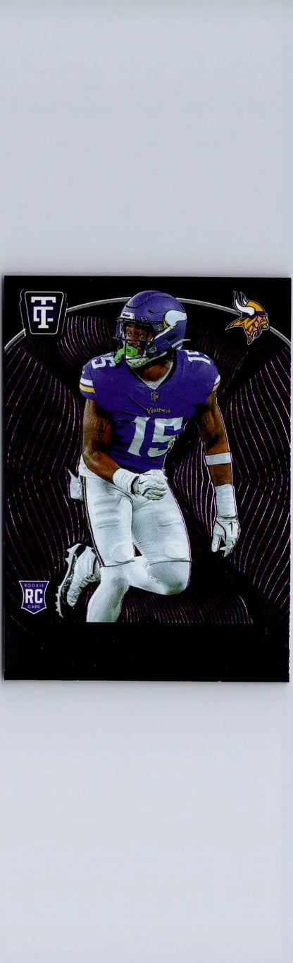Football trading card of Dallas Turner from Panini Totally Certified Dallas Turner Mirror series