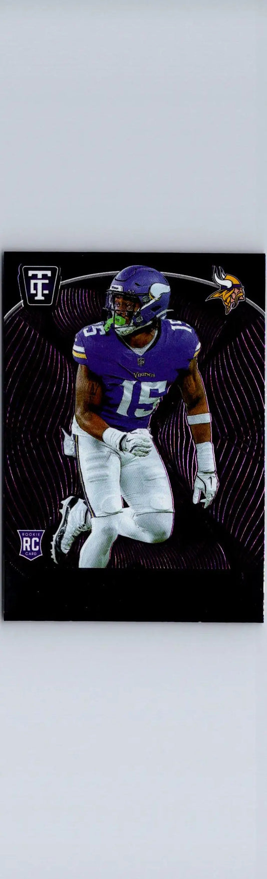 Football trading card of Dallas Turner from Panini Totally Certified Dallas Turner Mirror series