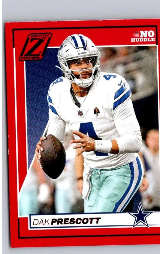Dak Prescott football card from Panini Zenith 2024 No Huddle series