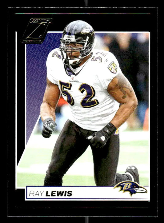 Ray Lewis football card from 2024 Panini Zenith Ray Lewis Retail product
