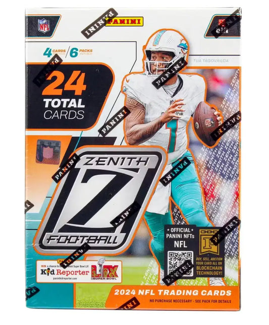 2024 Panini Zenith Football 6-Pack Blaster Box with Zenith football cards