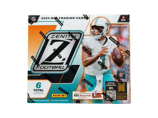 2024 Panini Zenith Football Hobby Box with Zenith Football trading cards