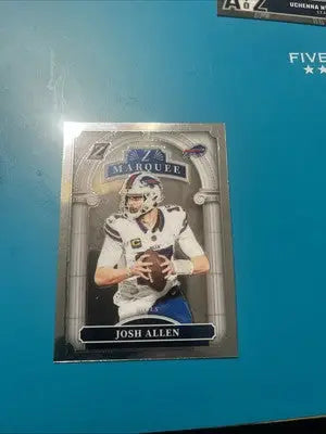 Panini Zenith trading card featuring Josh Allen #16 from Buffalo Bills