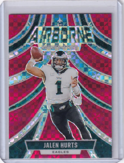 2024 Rookies and Stars Airborne Red Plaid #A-JHS Jalen Hurts - Eagles - Unknown