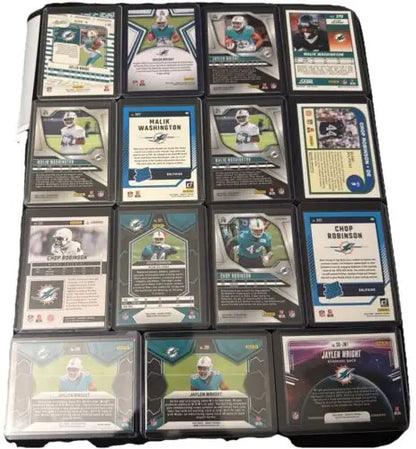 Collection of 2024 Rookies Jaylen Wright, Chop Robinson, Malik Washington football cards