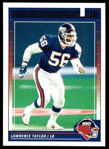 Original gloss 2024 Score Lawrence Taylor football card mint NY Giants ID 75944