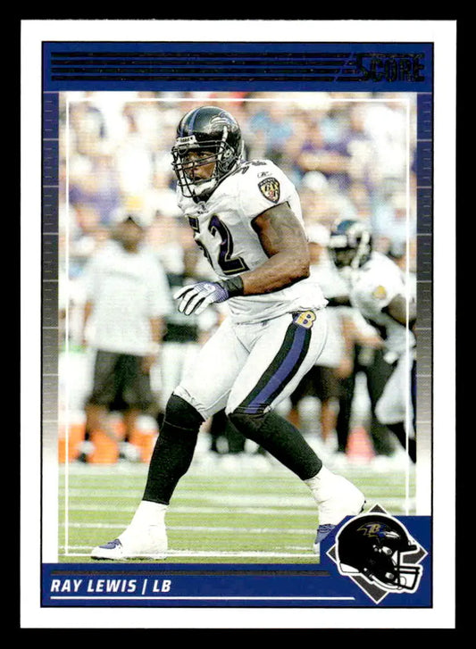 Ray Lewis trading card from 2024 Score #290 featuring the legendary linebacker