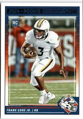 Football trading card featuring Frank Gore Jr from 2024 Score #395 Buffalo Bills