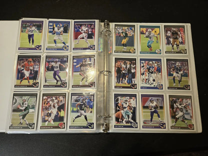 Score Football binder with 250+ trading cards featuring stars and legends
