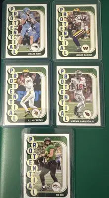 2024 Score Protential Lot Rookies 20 Cards Daniels Nix Maye & More