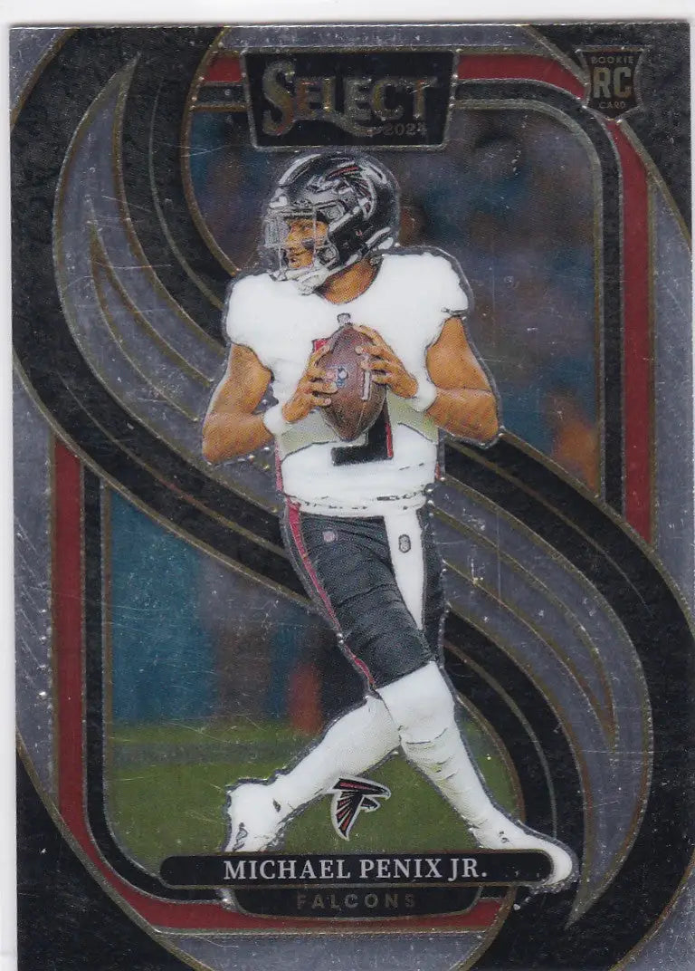 2024 Select Michael Penix Jr. football trading card Atlanta Falcons collectible
