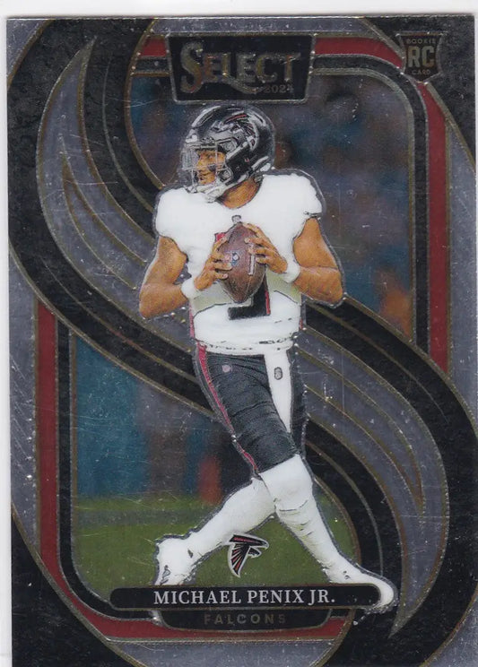2024 Select Michael Penix Jr. football trading card Atlanta Falcons collectible