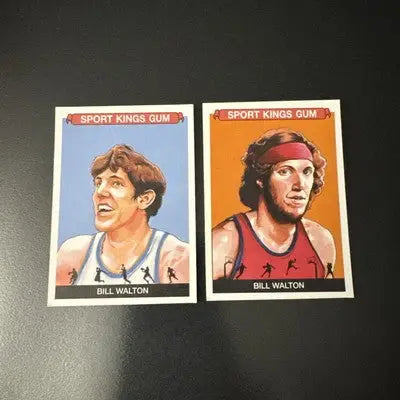 Two Sport Kings Gum Bill Walton UCLA Bruins trading cards from Sport Kings Volume 5