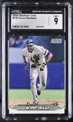 Graded Dave Winfield Baseball Card from 2024 Stadium Club Dave Winfield series