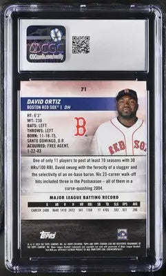 Stadium Club David Ortiz baseball card from 2024 Stadium Club series CGC 10