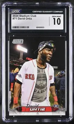 Graded David Ortiz Stadium Club David baseball card in 2024 Stadium Club product