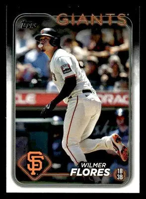 Wilmer Flores baseball card from 2024 Topps #234 featuring San Francisco Giants player