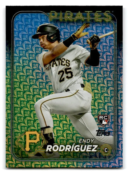 2024 Topps #3 Endy Rodríguez Holiday (Series One) - Trading Card