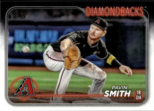 Pavin Smith baseball card from 2024 Topps #535 with original gloss and NM-MT condition