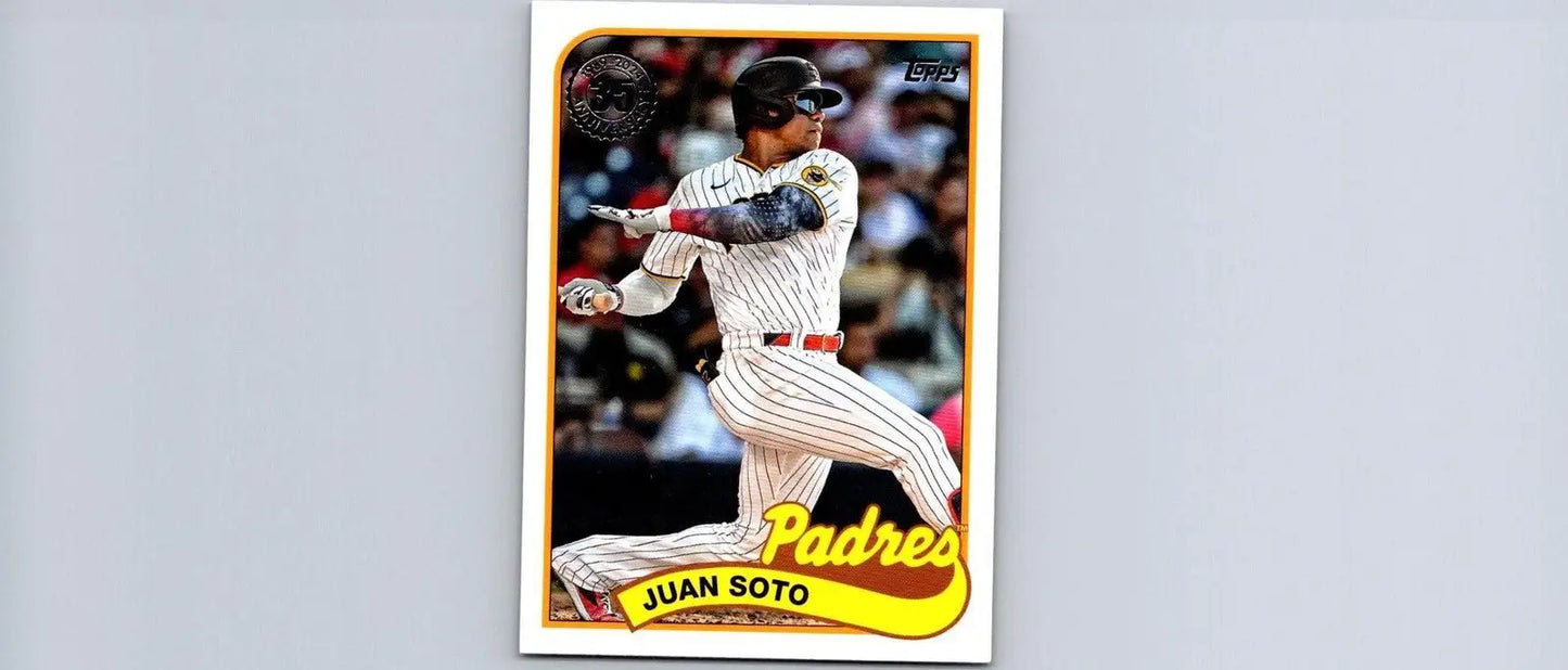 Juan Soto 1989 Topps Baseball 35th Anniversary card #89B-4 for collectors and fans