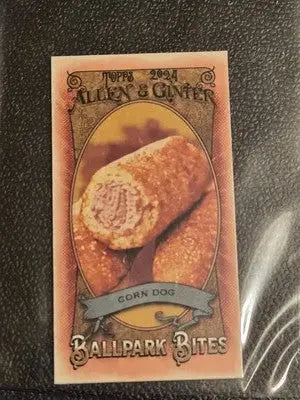 Corn Dog trading card from 2024 Topps Allen & Ginter mini ballpark bites collection