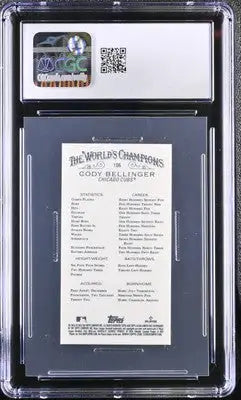 Cody Bellinger 2024 Topps Allen & Ginter black border mini baseball card in protective case