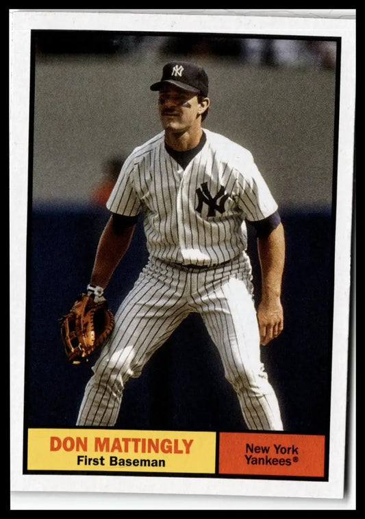 Vintage Don Mattingly New York Yankees baseball card from 2024 Topps Archives series